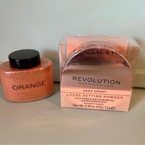 Makeup Revolution Deep Honey Setting Powder & Bronzing Powder